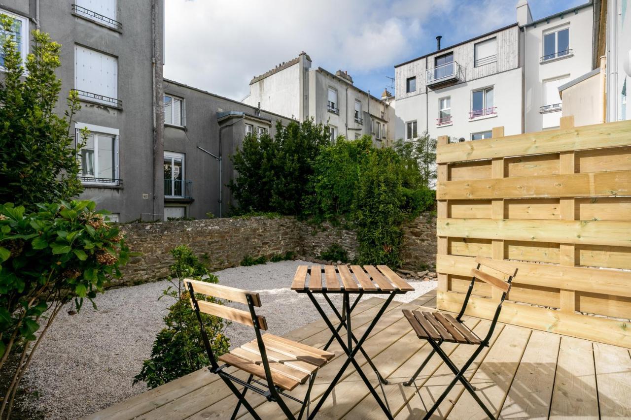 Appartement Gwer - Studio neuf hypercentre terrasse privée à Brest Extérieur photo